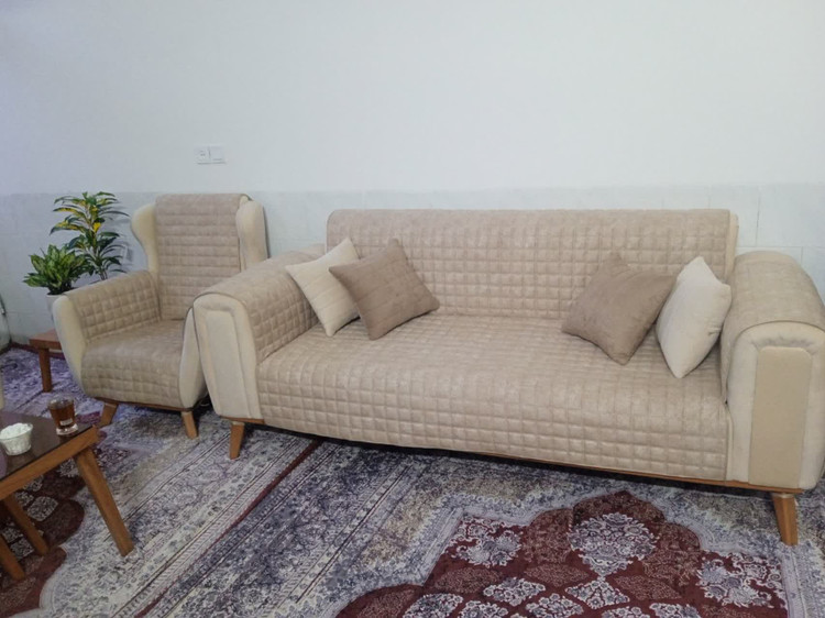 کاور مطلسه دوخت سفارشی برایه مبل راحتی ۷و۸ نفره